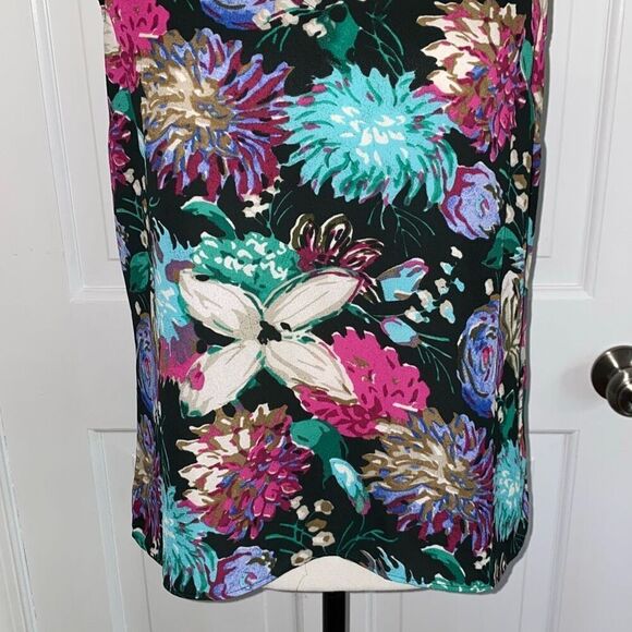 J.Crew floral print flutter sleeve blouse size 4 - Picture 4 of 10
